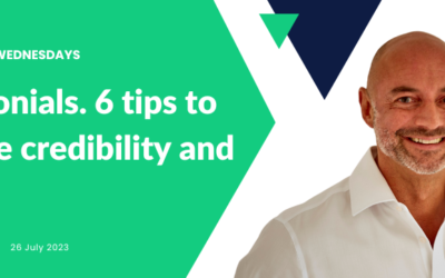 Testimonials. 6 tips to increase credibility and clients.